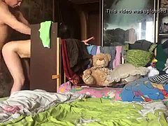 Amatorskie rosyjskie prostytutki w domowym filmie