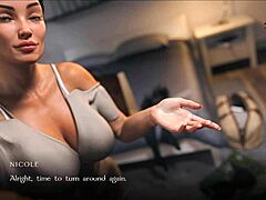 3D इंटरैक्टिव सेक्स के साथ POV गेम: मिल्फ मकान मालकिन हैंडजॉब देती है और भी बहुत कुछ।