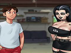 Unzensiertes Cartoon-Gameplay mit reifer und jugendlicher MILF