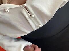 Teacher and student have sex in classroom with big tits MILF teacher