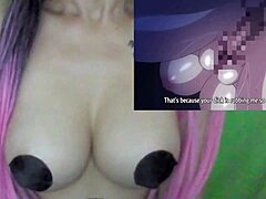 Cosplaying moeders cameltoe leidt tot zwangerschap in anime video