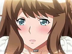 Hentai video features a mature woman with a big ass and big boobs