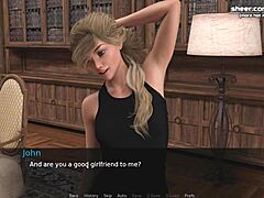 美しいお尻を持つイギリスのブロンドティーンが、私のホットなゲームプレイシリーズのパート4で公共図書館でのセックスを楽しんでいます。