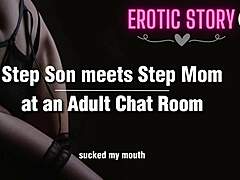 Step-son and step-mom engage in erotic audio chat