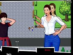 Experience a mature and horny milf in dog style in this erotic game