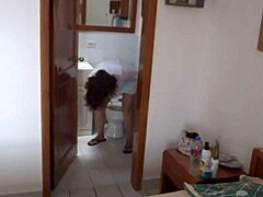 A remarkable compilation of peeing footage featuring my stepson recording and revealing his own arousal