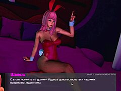 Fingering and cum in mouth action in a 3D cartoon