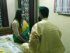Horúce indické sexuálne video s ohromujúcou bengálskou bhabhi, ktorá má análny a vaginálny sex