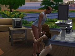 Emotional fantasy: Stranger enters our home to read the bible sims 4 parody