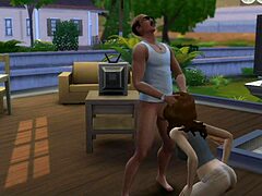 Emotional fantasy: Stranger enters our home to read the bible sims 4 parody