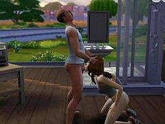 Fantasía emocional: Un extraño entra en nuestra casa para leer la parodia de la Biblia Sims 4