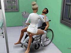 Asistenta seduce și înșală pacientul în HD video